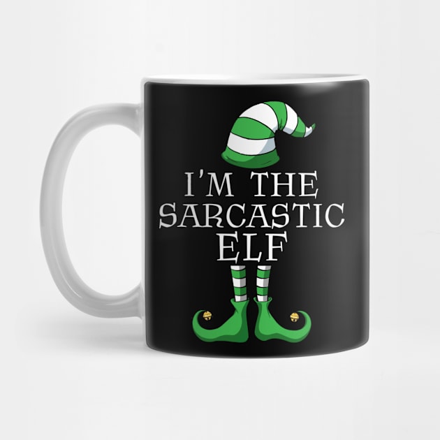 I'm The Sarcastic Elf Matching Family Pajamas Christmas Gift by thuden1738